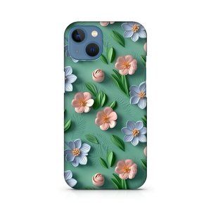 iPhone 14/13/12/ Blossoms Watercolor Flowers Design Floral Garden for Women Case